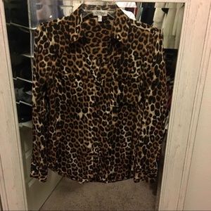 Express Cheetah Blouse